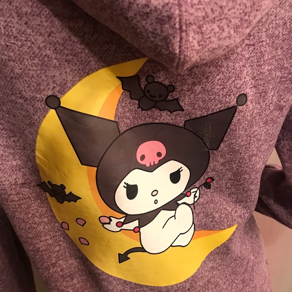 Adorable vintage y2k custom kuromi hoodie 😈💜 - Picture 7 of 14